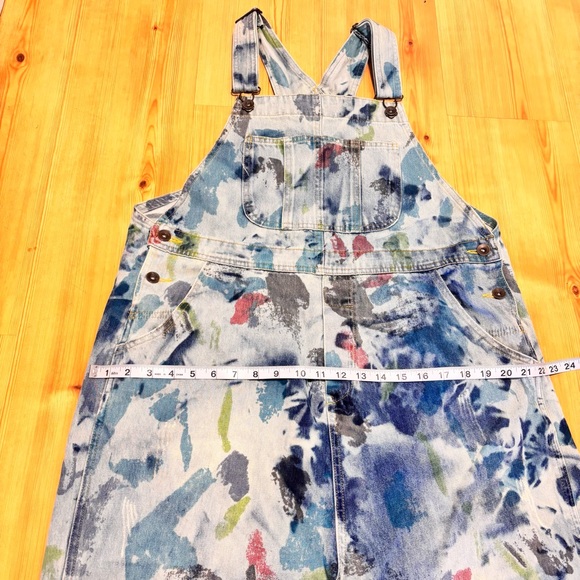 Stylish Monthorigin Multicolor Denim Jumpsuit - Picture 5 of 8